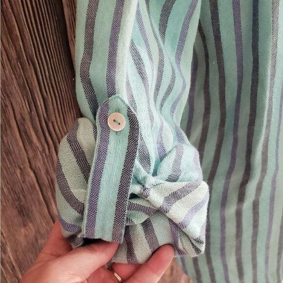 Soft Surroundings Beaded Embellished Top with pockets, Size PXS - Picture 11 of 15